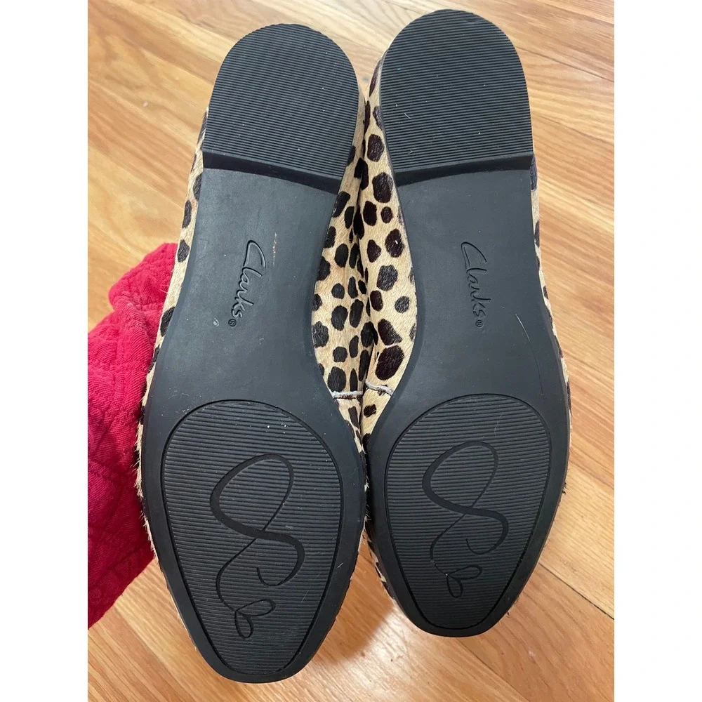 Clarks leopard print